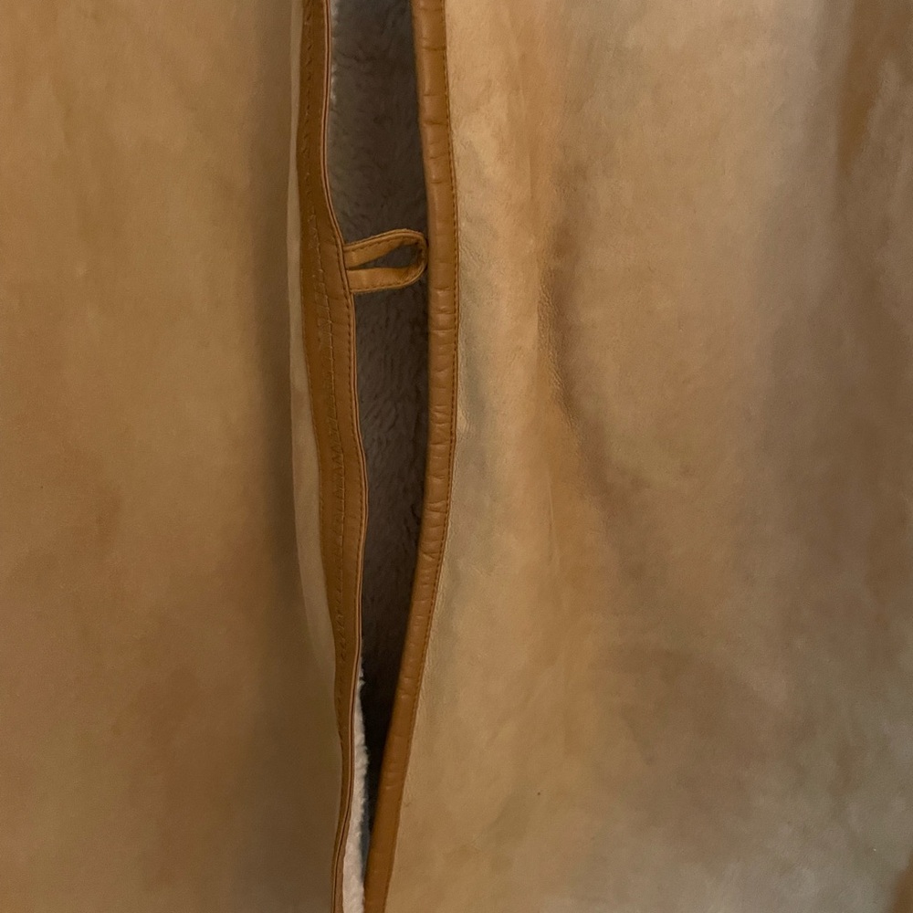 Madewell Suede Oversized Long Jacket (Shearling Coat) Size M NWD $950 NT638 - Picture 8 of 16